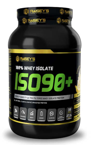 Raisey’s ISO90+ Clean Lean Whey Isolate 900G