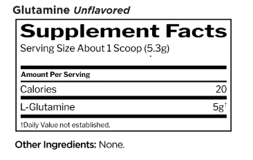 Rule 1 Glutamine 75 serves