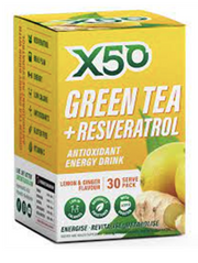 X50 Green Tea + Resveratrol Peach 60 Serves