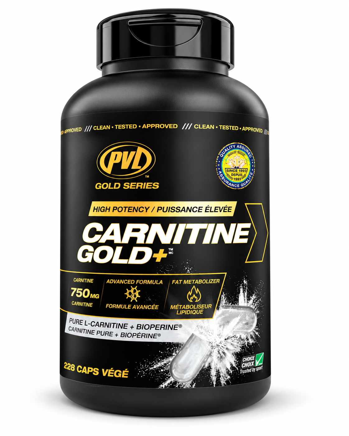 PVL Carnitine Gold 228 Capsules