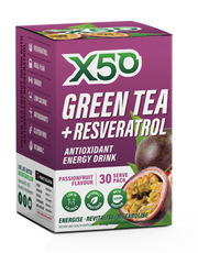 X50 Green Tea + Resveratrol Peach 60 Serves