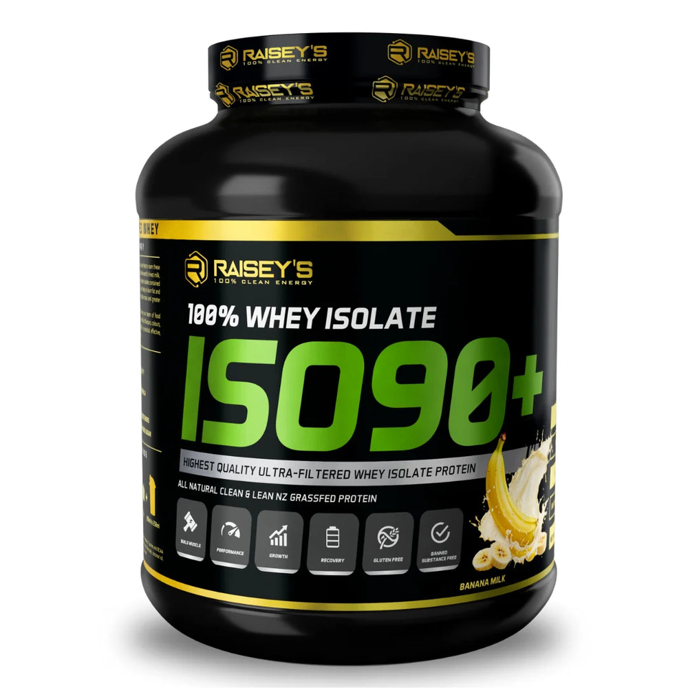 Raisey’s ISO90+ Clean Lean Whey Isolate 1.8 KG