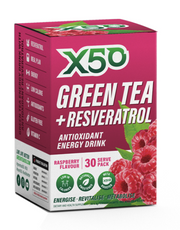 X50 Green Tea + Resveratrol Peach 30 Serves