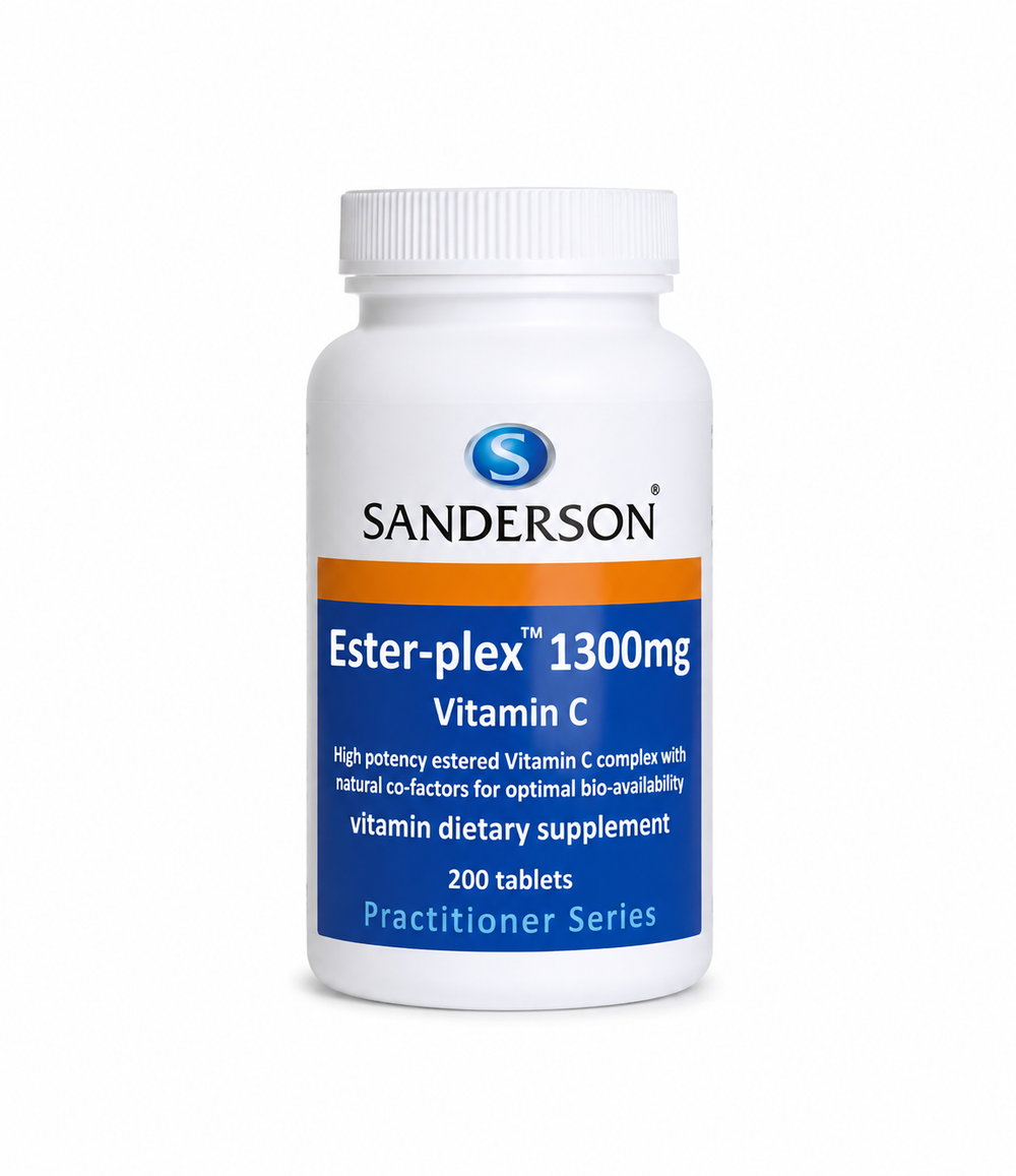 SANDERSON ESTER-PLEX® 1300mg Easy-to-Swallow Vitamin C 1300mg 100 Serves