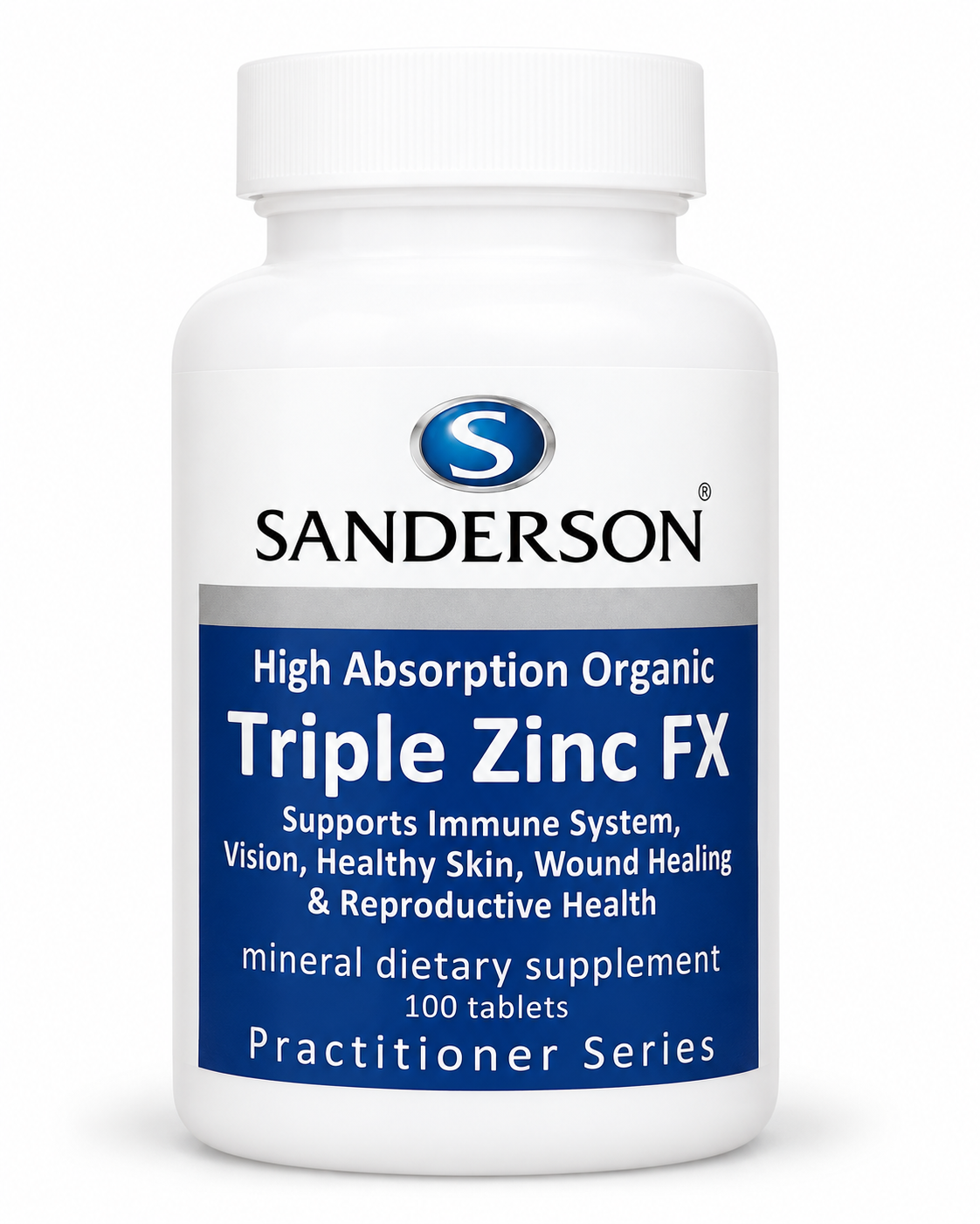 Sanderson Triple Zinc FX 100 Tablets