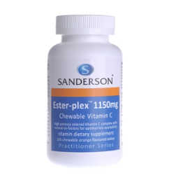 SANDERSON Ester-plex® Vitamin C Chewable Tablets (1150mg) 35 Serves