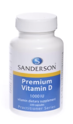 SANDERSON Premium Vitamin D3 1000iu Softgels