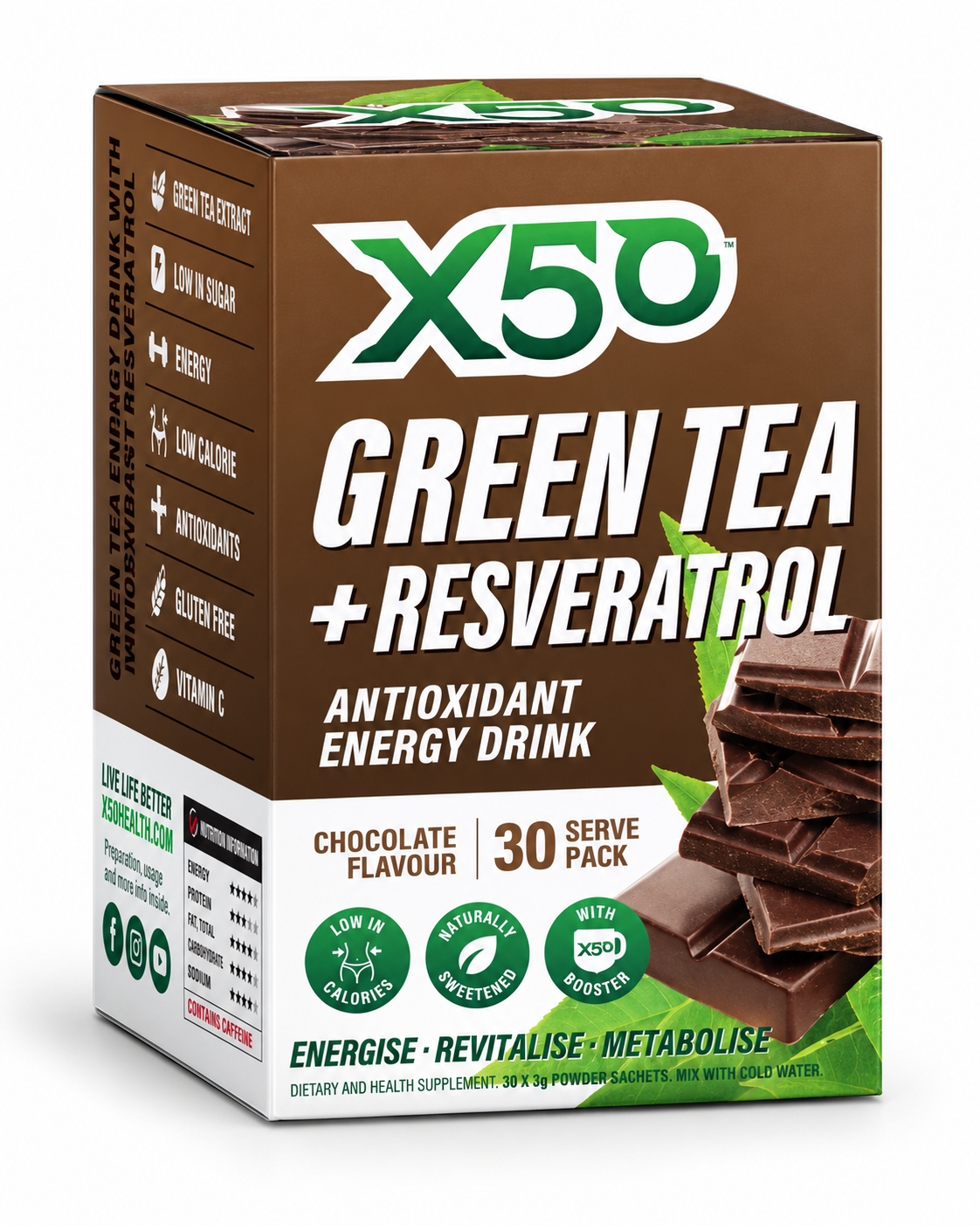 X50 Green Tea 30 serv