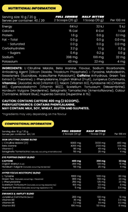 Zombie Labs Cross Eyed Pre-Workout  + FREE Loaded Shaker