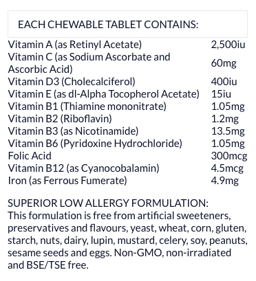 SANDERSON Zoo Kid’s Multi Chewable Tablets