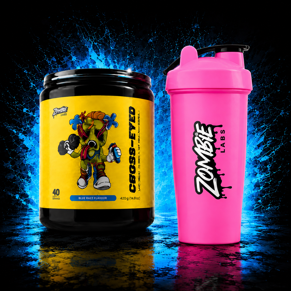 Zombie Labs Cross Eyed Pre-Workout  + FREE Loaded Shaker