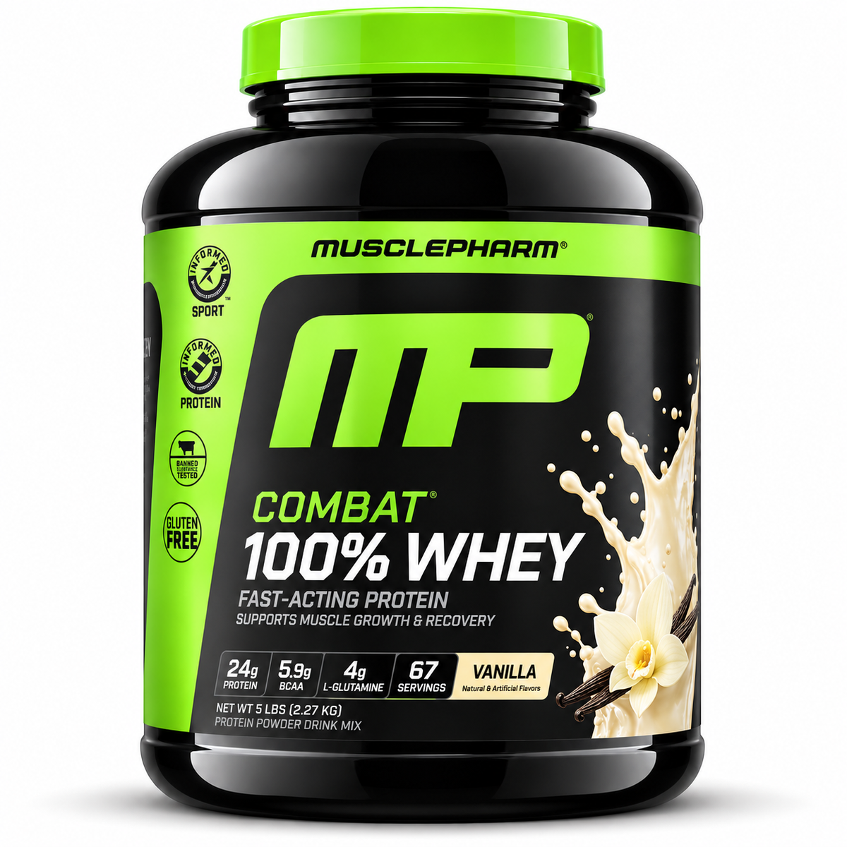 MusclePharm Combat 100% Whey Protein Powder