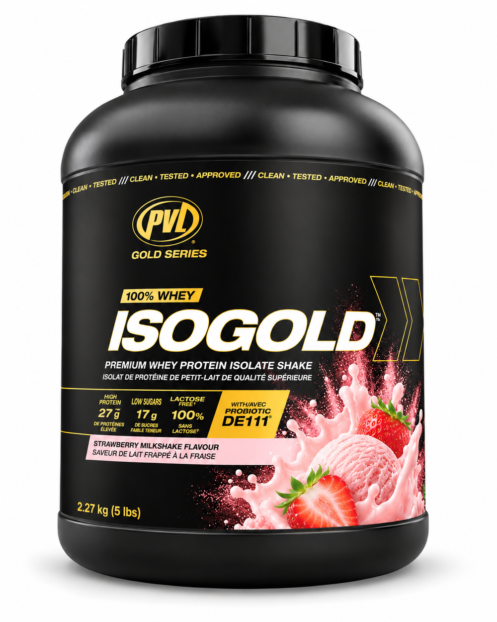 PVL Gold Series Iso Gold Protein Isogold Isolate 5lb