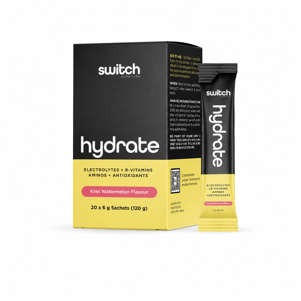Switch Nutrition Hydrate Perform Sugar Free 50 serves